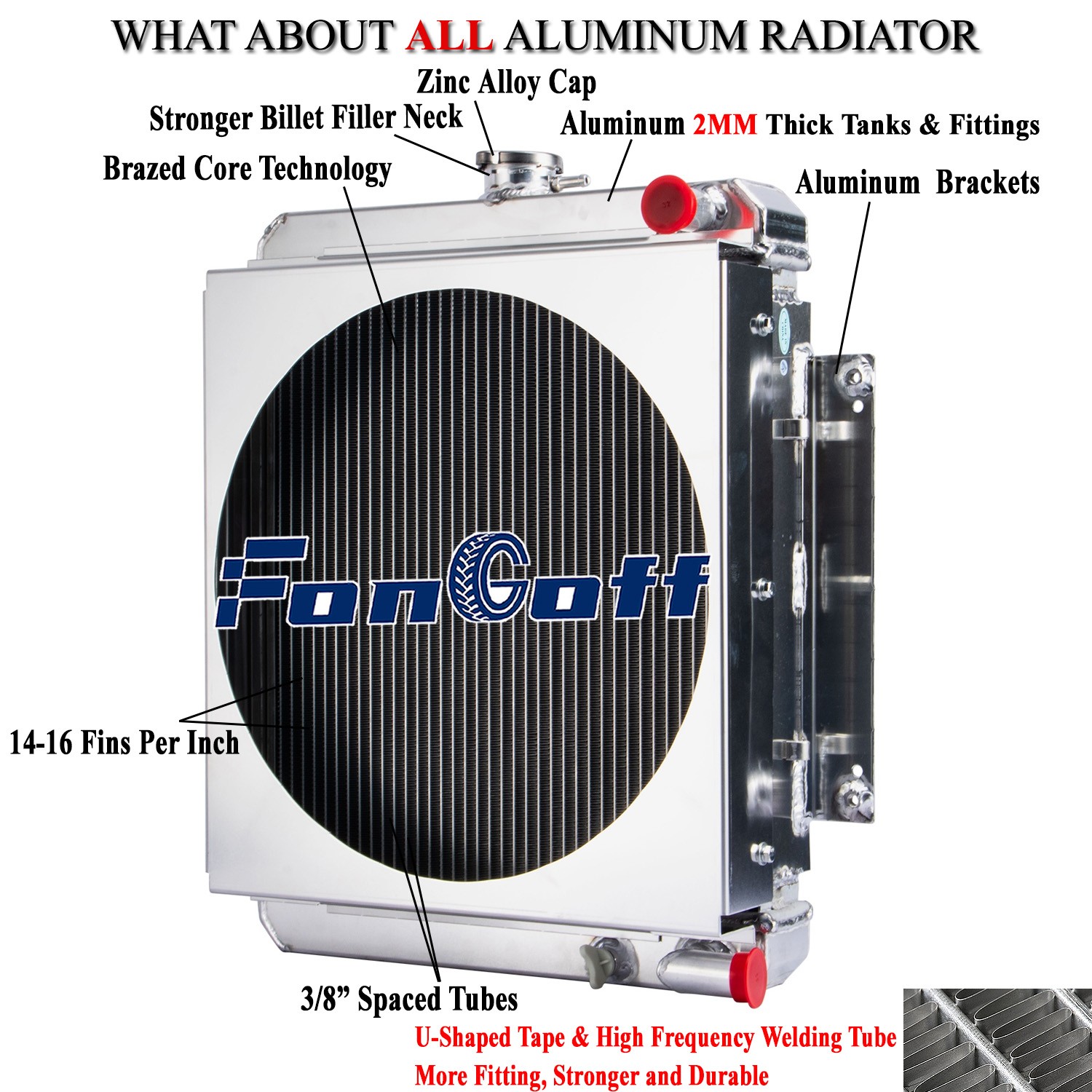 Radiator FITS Mustang Owatonna 920 E SERIES/930,930A,930A E SERIES,940 E SERIES;