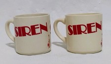 Vintage Dan Wilson SIREN Set Of 2 Coffee Mugs...