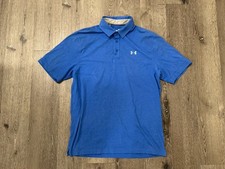 Under Armour Polo Shirt Mens Large Golf Performance Tech Short Sleeve Heatgear