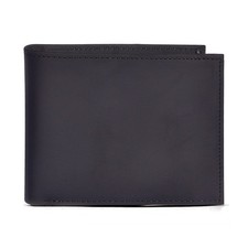 Mens Genuine Leather Cowhide Bifold Credit Card Case With Flip ID Window Wall...