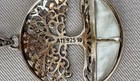 Sterling Silver Mother of Pearl Tree of Life Design Pendant Necklace 18.25";A817 — photo 5