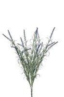 Artplants Kunst Lavendel Wolmer Auf Steckstab, Crossdoor, Blau, 40Cm