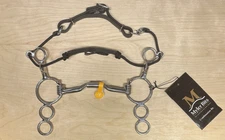 Myler 3 Ring Combo Low Port Comfort Snaffle Bit - 4 3/4" - MB04 Level 2