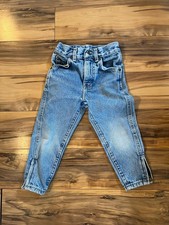Vintage children  s Lee Jeans Size 4 Reg With Zipper At Ankles