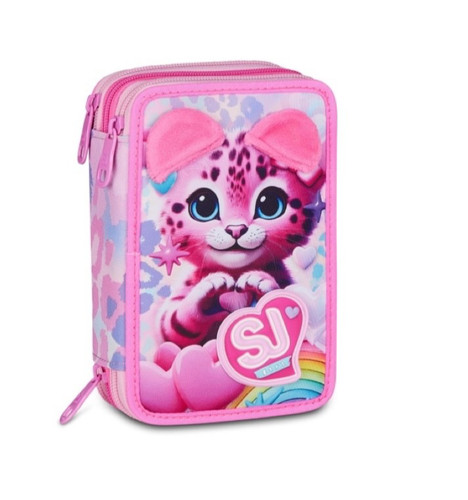 Astuccio 3 zip SJ Gang Heart Buddy Girl