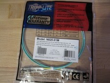 1M Tripp Lite Multimode LC-LC Duplex 50/125 OM3 LSZH Fiber Patch Cable NEW