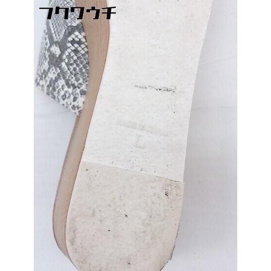 Rode Sko Thick-Soled Python Pattern Sandals Size … - image 6