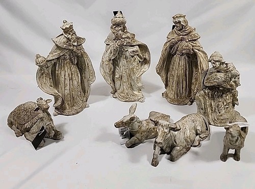 Zu Hause bei Jorge Perez Sterndeuter/Hirte/Tiere 8-teiliges Krippenset KOSTENLOSER VERSAND - Bild 2 von 9