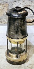 Vintage Wolf Type F.S Safety Miners Lamp (W M Maurice of sheffield)
