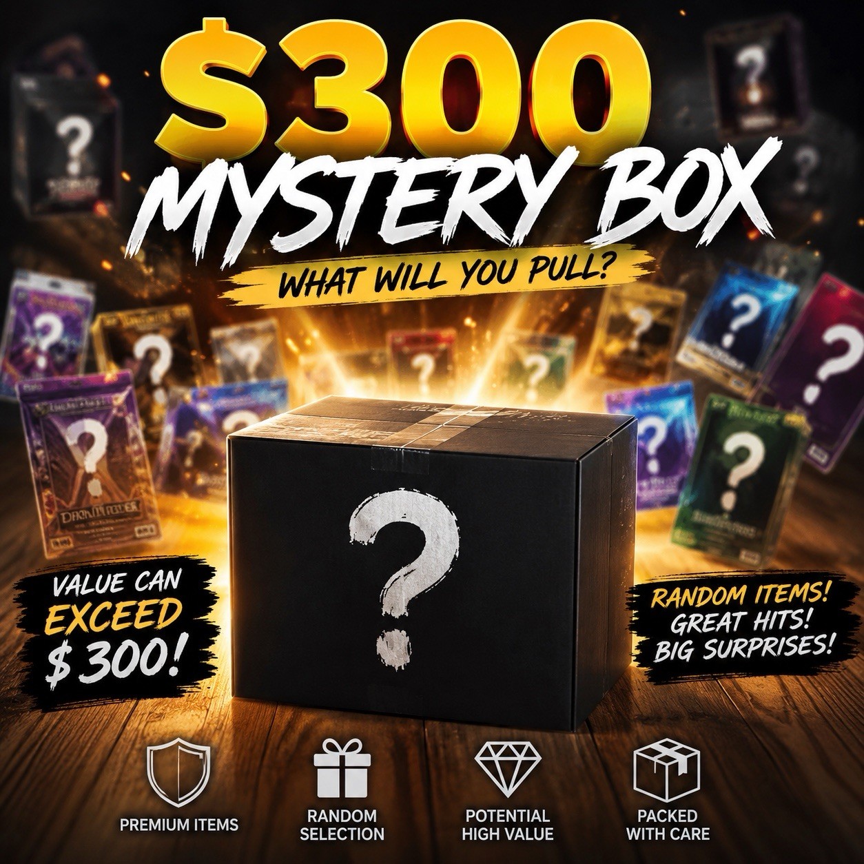 $300 Pokémon Box 🔥 Guaranteed Value Packs + Chase Hits! Ultra Rare