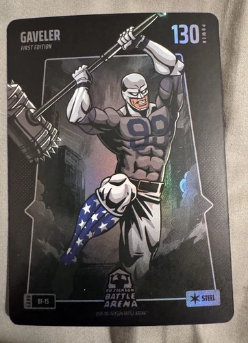 2024 Bo Jackson Battle Arena Aaron Judge Gaveler BATTLEFOIL Steel First Edition