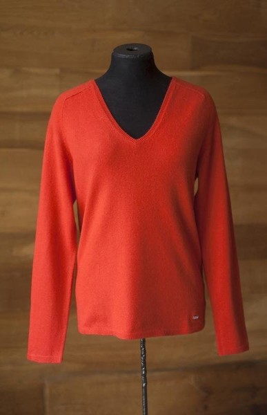 Women Bogner Sweater Coral Cashmere S
