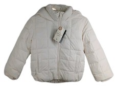 Abercrombie Kids Girls Size 7/8 Cream Performance Puffer Jacket Coat