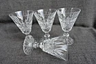 Set of 4 Vintage Waterford Crystal TRAMORE  White Wine Glasses 5" Goblets Maeve
