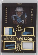 2014 Panini Black Gold Rookie Tetrad Jerseys Prime /49 Kelvin Benjamin s7f