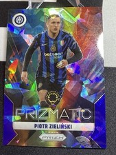 2025 Prizm FIFA Club World Cup Piotr Zielinski Prizmatic Blue Cracked Ice 1/99