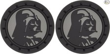Star Wars Darth Vader Auto Car Truck SUV Cup Holder Coaster 2-Pack