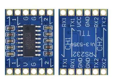 RS232 SP3232 Dual-Channel Modul TTL zu RS232 Konverter Serielle Schnittstelle