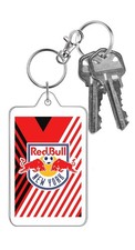 MLS Soccer Photo Keychain New Striped Art Style Team Color Logo Dual Image Clip