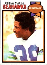 Cornell Webster 1979 Topps #349 Rookie Seattle Seahawks