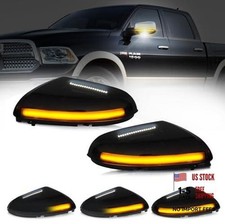 Sequential Led Side Mirror Turn Signal Smoked Cover Sequential Amber White