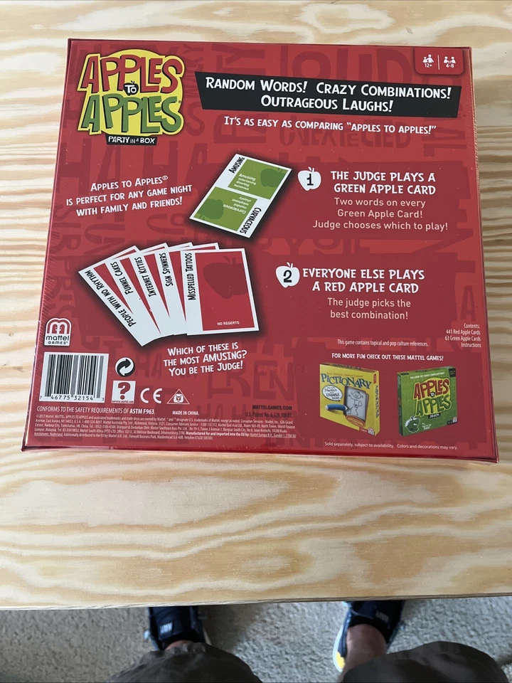 Apples to Apples Game Party Box  Players Brand New Still Shrink wrapped !! - Image 2 of 2