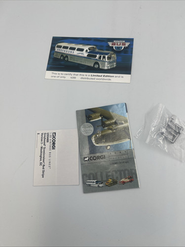 Corgi US54409 GM 4501 Greyhound ScenicCruiser Destination Washington 1:50 NIB - Picture 4 of 4