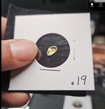 ALASKA YUKON GOLD NUGGET- FAIRBANKS &ldquo;GOLDIN BOWL&rdquo;  RAW FINE 22k+ .19g