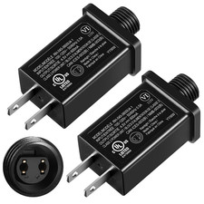 2 Pack Class 2 LED Power Supply 4.5V 2.7W Transformer, Waterproof IP44