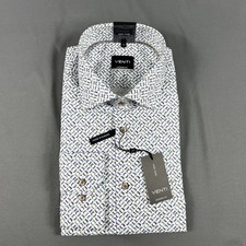 Venti Dress Shirt Button Down Easy Care Geo 43 17 Multicolor NWT MSRP 70
