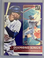 2022 Panini Donruss - Diamond Kings Mookie Betts #27 Holo Purple