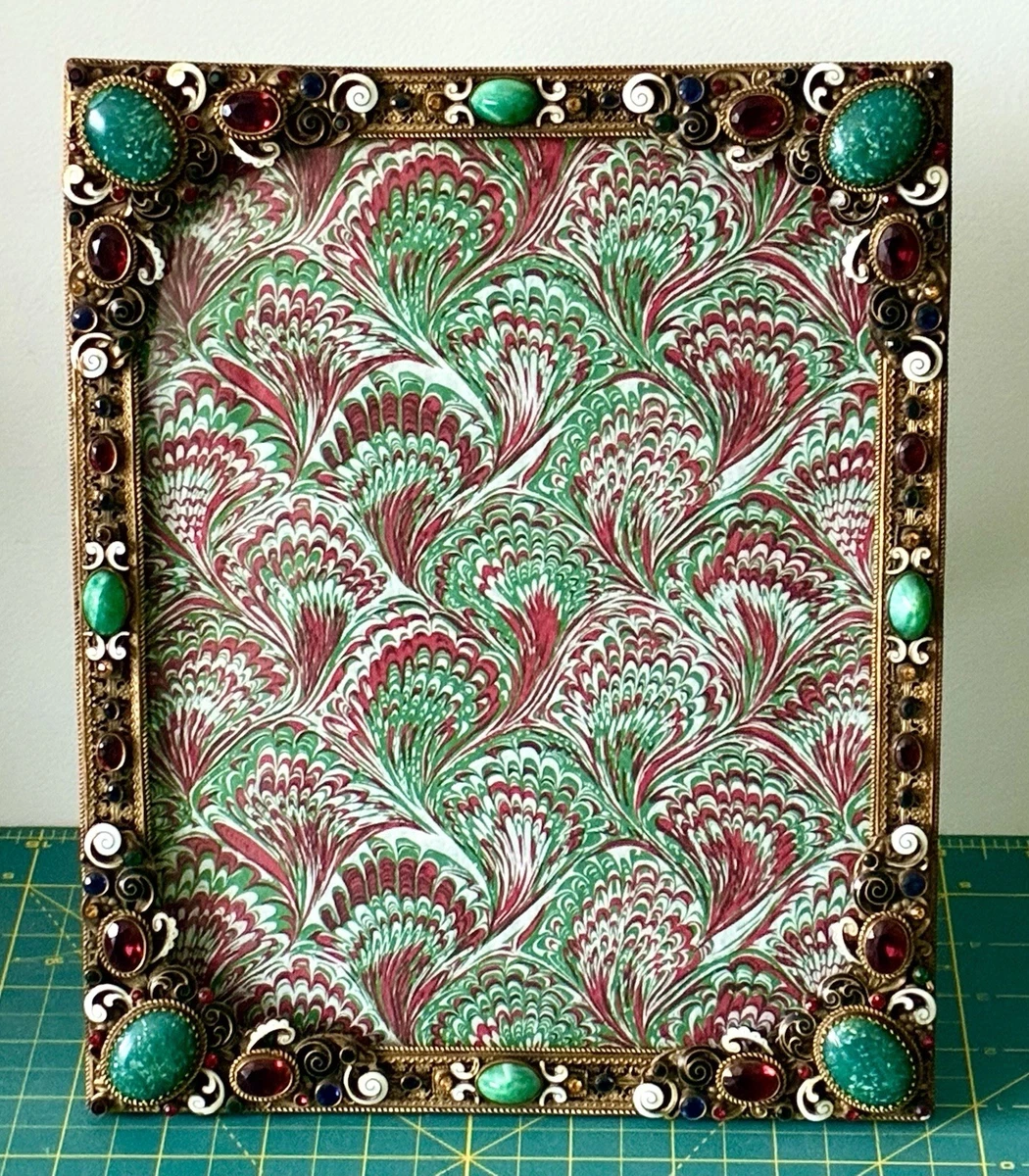 Antique Jeweled Picture Frame In Antique Picture Frames for sale