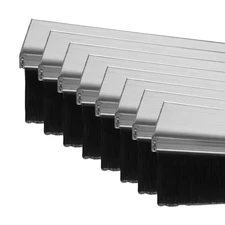 Garage Door Brush Weather Seal with Aluminum Retainer with 1 In. Brush - 2 Car G