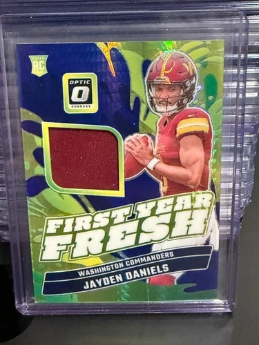 2024 Optic Jayden Daniels relic rookie Washington Commanders