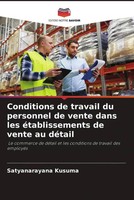 Conditions De Travail Du Personnel De Vente Dans Les éTablissements De Vente...