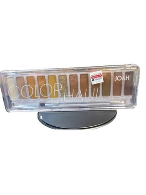 JOAH Color Haul Eyeshadow Palette Get Rich Quick 12 Gold Bronze Matte Shimmer