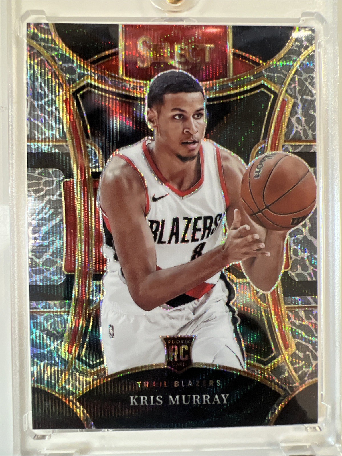 2023-24 Panini Select - Mezzanine Level Kris Murray #306 Elephant Prizm (RC)