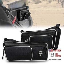 UTV X3 Rear Side Door Storage Bags for 2017, 2018, 2019, One Size Whitelining