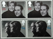 GB 1999 - Royal Wedding Set x 2 stamp pair - SG2096-97 - MNH