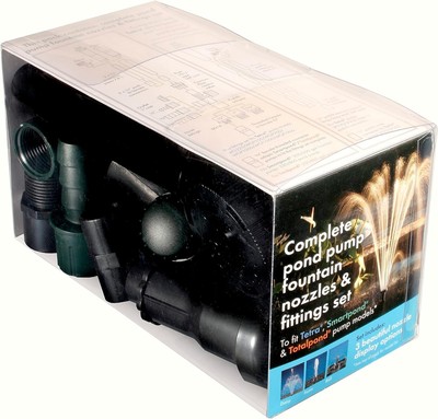 Complete Pond Pump Fountain Nozzles and Fittings Set, Fits Tetra, Smartpond a...
