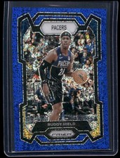 2023 Panini Prizm Buddy Hield Prizms Blue Sparkle /144 #77 Pacers