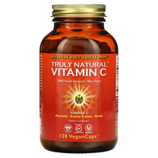 Truly Natural™ Vitamin C, 120 Vegan Caps