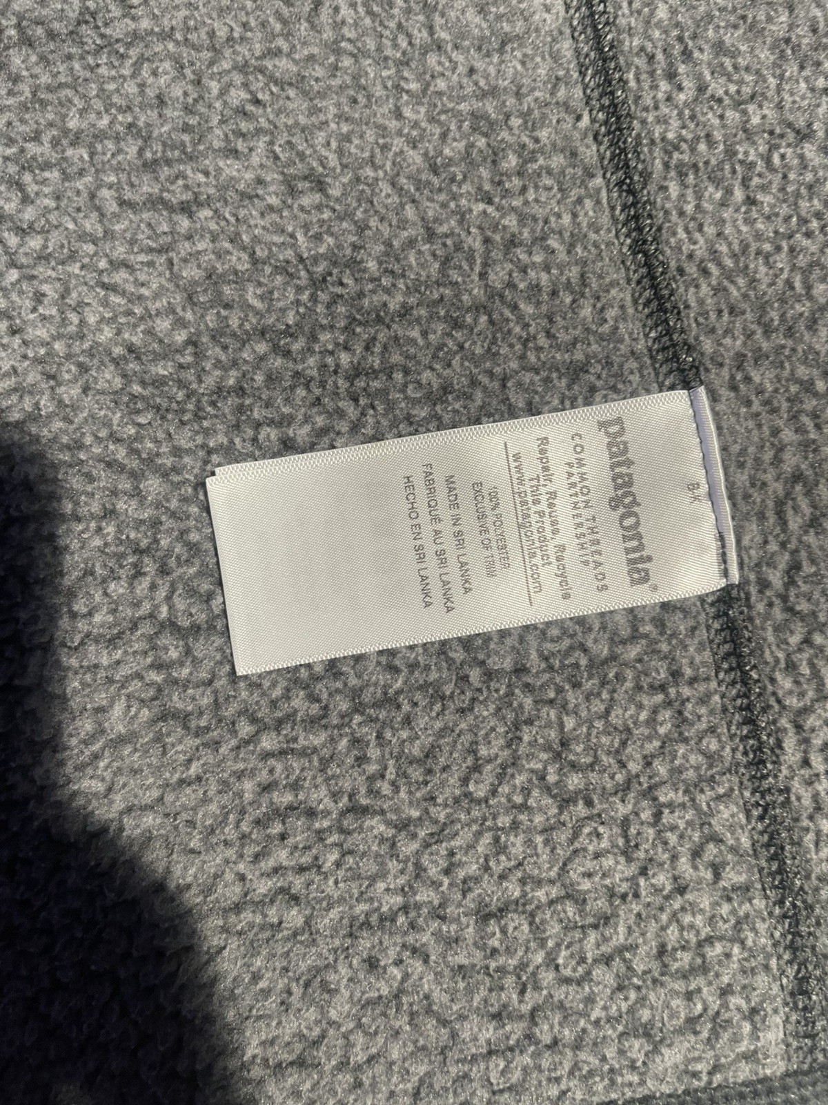 Patagonia Fleece Better Sweater Jacket Gray Full Zip Men's Size Large thumbnail 10