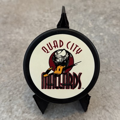 Vintage 90s Quad City Mallards UHL Hockey Puck Fairfield Inn Vegum Slovakia Iowa