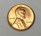 1944-P Lincoln Wheat Penny Cent Red BU Uncirculated From Original Roll A GEM