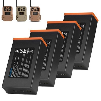 1/2/3/4X 6700mAh Battery for Moultrie Cellular Trail Cameras Edge 2/Edge 2 Pro