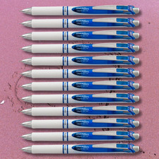 EnerGel Pearl Gel Pens Blue Ink Dozen BLN77PW-C 12 Units New