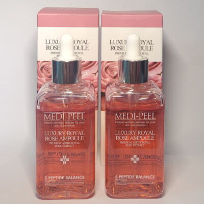 Medi Peel Luxury Royal Rose Ampoule 100ml x 2EA Moisturiser Elasticity K-Beauty 