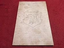 The Wizarding Trunk Harry  Potter Hufflepuff House  Stationary Note Pad