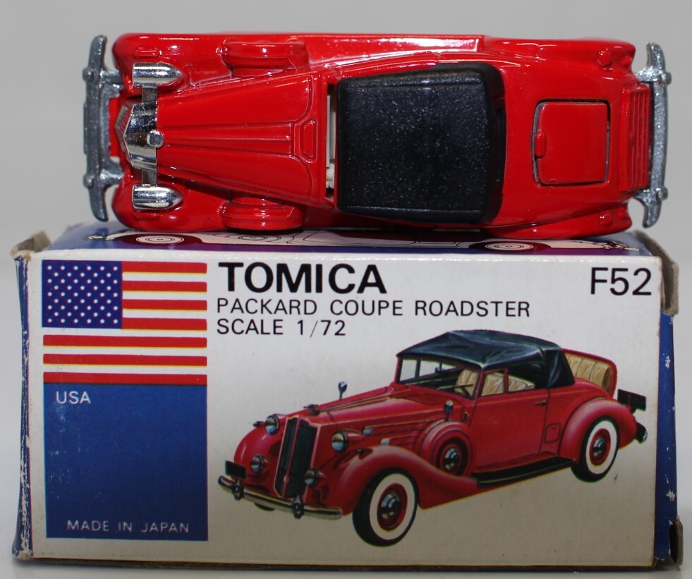 トミカ F52 赤 オープンカー 1/72 トミカ F52 赤 オープンカー 1/72